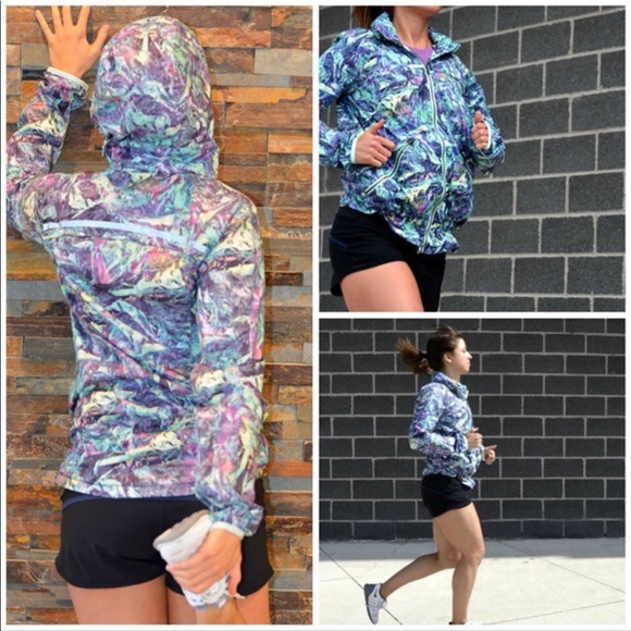 Lululemon 10 Miss Misty Jacket II Iridescent Multi hooded Windbreaker NEW - Picture 9 of 9